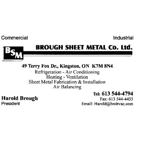 brough sheet metal|Business Profile for Brough Sheetmetal Co Ltd .